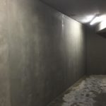 cementering betonwand