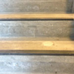 Remplacement d’un escalier endommagé en béton préfabriqué avec nez de marche antidérapant