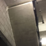 esthetische betonherstelling - onderkant betontrap