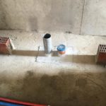 Waterdichting van doorvoeren in kelderplaat